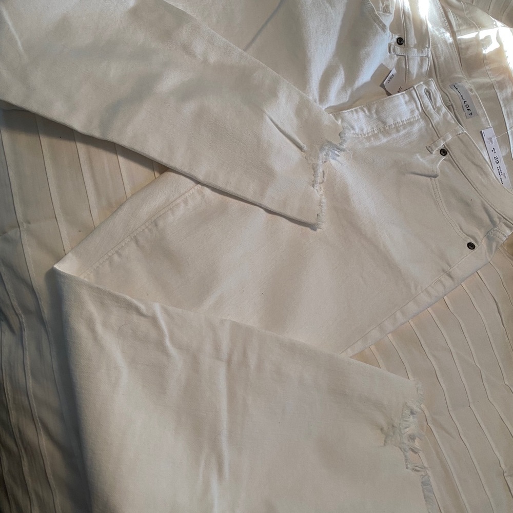 Curvy Chewed Hem Slim Pocket Skinny Crop Jeans